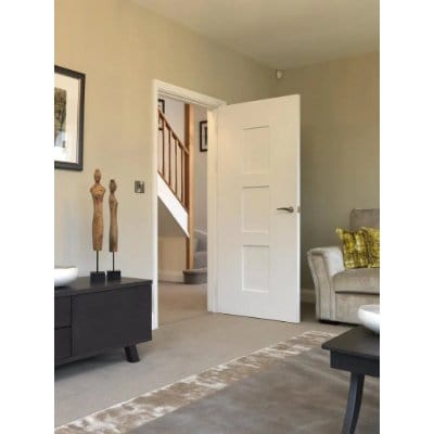 Geo White Primed Internal Fire Door FD30 - All Sizes