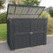 Globel 6ft x 3ft Metal Bin Store - Double Bin