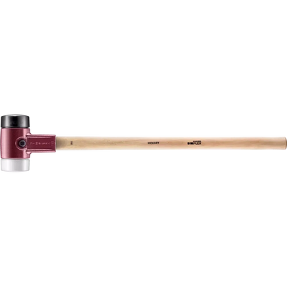 Halder Simplex soft-face sledge hammer, cast iron housing - Rubber composition / Superplastic
