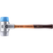 Halder Simplex soft-face mallet, aluminium housing - TPE-soft / TPE-mid