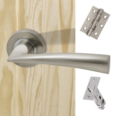 Mars Chrome/Satin Nickel Handle Hardware Pack