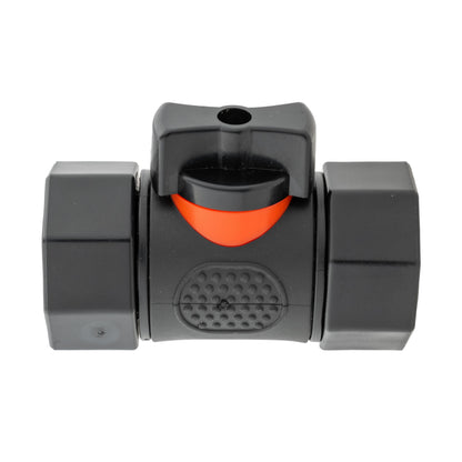 Hose Connector Lime with In-Line BSPF Valve and Geka Type Connector