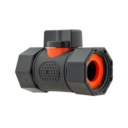 IBC 2” S60X6 Cap with In-Line BSPF Valve and ¾” BSPM Female Hose Connector Lime