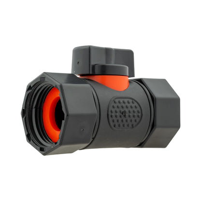 IBC 2” S60X6 Cap with In-Line BSPF Valve and 19mm Brass Barb