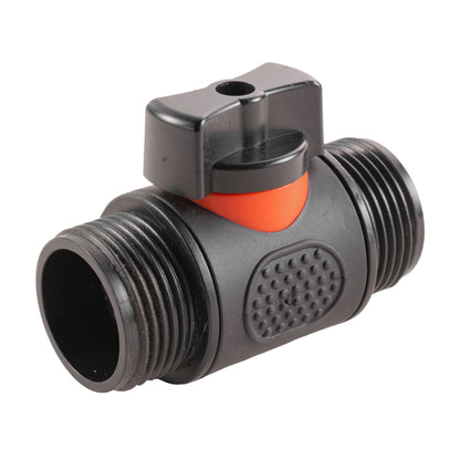 4mm Barb Micro Connector with In-Line BSPM Valve and Geka Type Connector