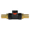 In-Line BSPF Valve with 2 x 19mm Brass Barb Connectors