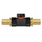 19mm Brass Barb with In-Line BSPF Valve and 25mm Brass Barb