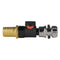 25mm Brass Barb with BSPF-Quick Connect Valve & Hose Connector Zinc