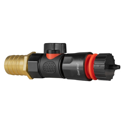 25mm Brass Barb with BSPF-Quick Connect Valve & Hose Connector 4mm Barb
