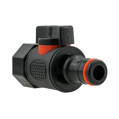 Geka Type Connector with BSPF-Quick Connect Valve & Hose Connector 3/4" BSPM