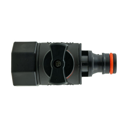 Hose Connector Blue with BSPF Thread- Quick Connect Male Valve