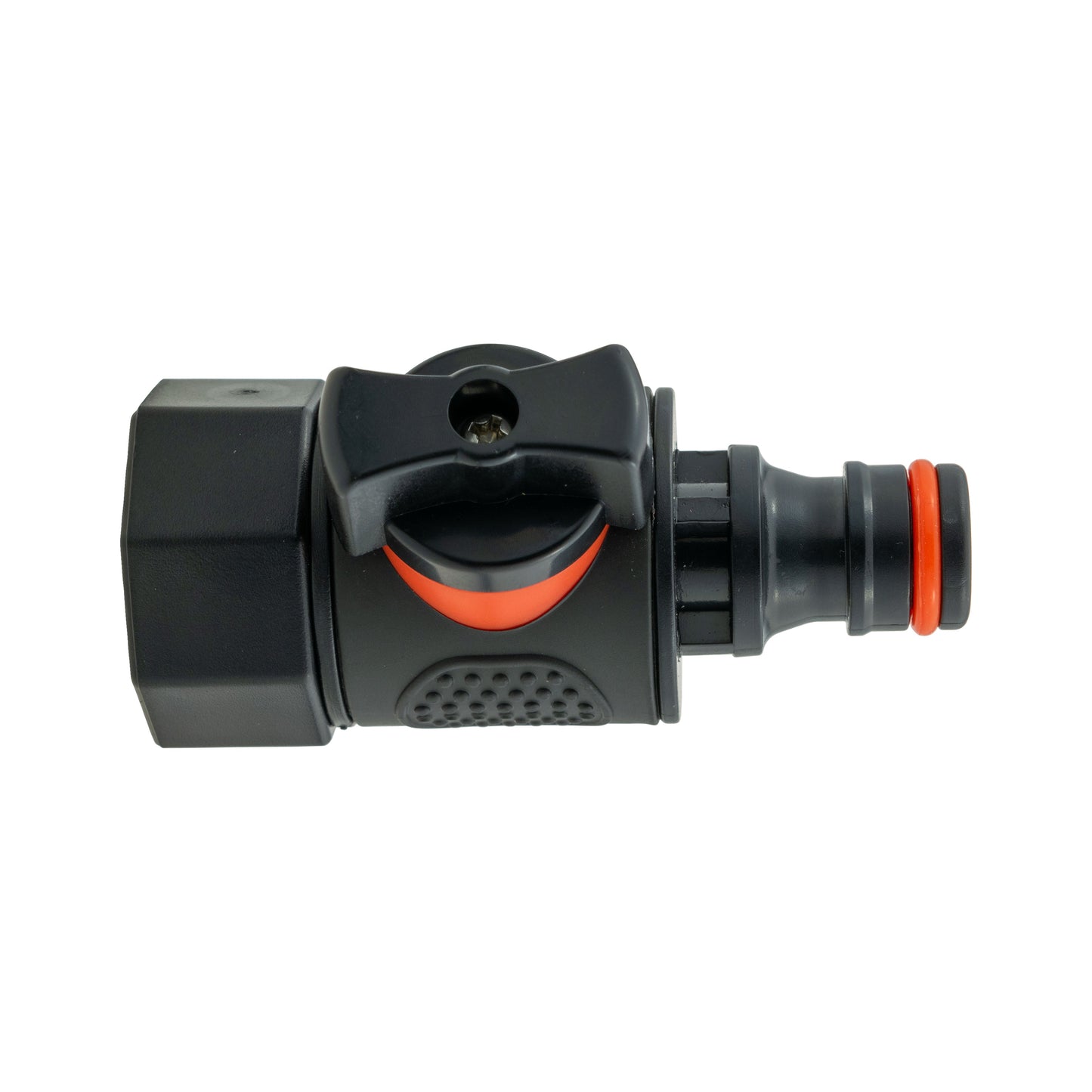 3/4" BSPF Thread Quick Connect Valve with Hose Connector Black