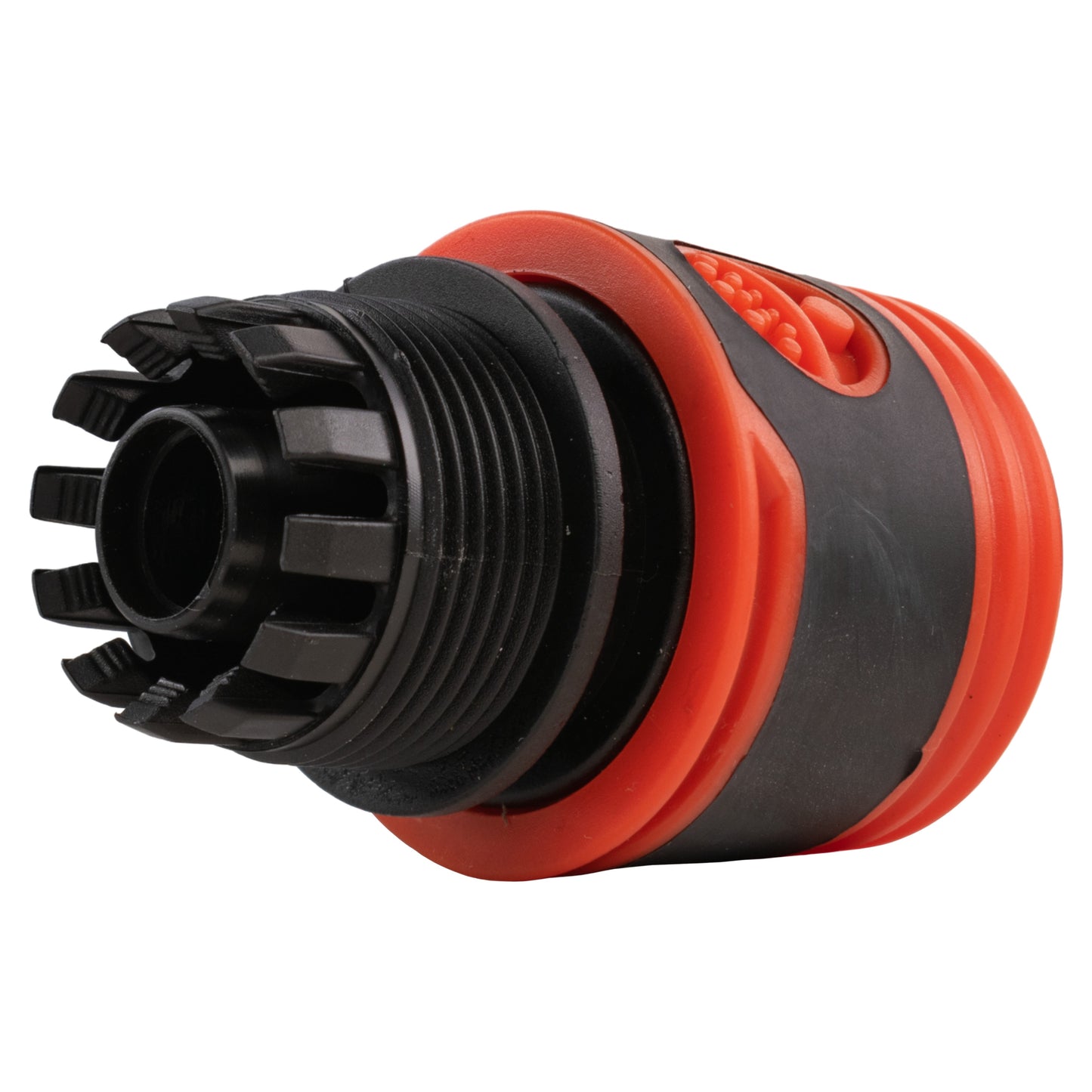 20mm MDPE Straight with BSPF-Quick Connect Valve & Hose Connector Black Soft
