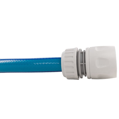 Female Hose Connector, 1/2" or 5/8" Hose,Gray