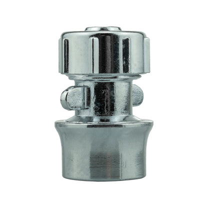 IBC 2” S60X6 Cap with Lever Valve, Click Lock and Hose Connector Zinc