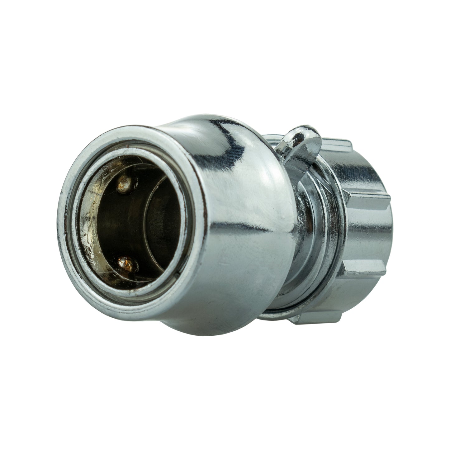 IBC 2” S60X6 Cap with BSPF Thread-Quick Connect Male Valve and Hose Connector Zinc