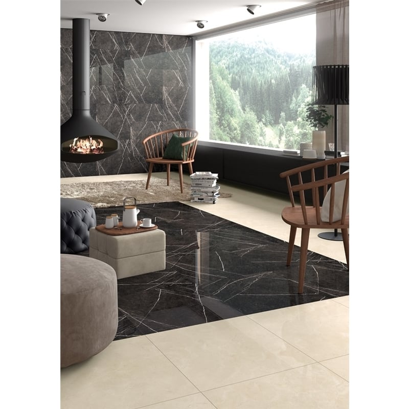 Hope Gloss Negro Marble Effect (6 per Box)