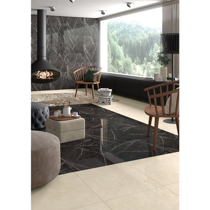 Hope Gloss Negro Marble Effect (6 per Box)
