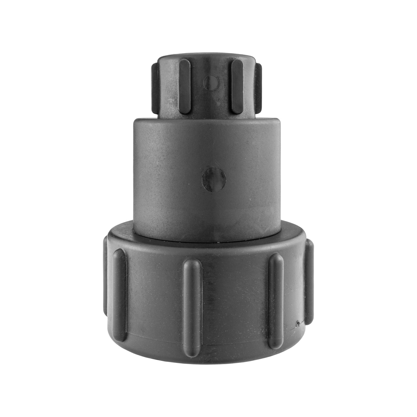 IBC 2" S60X6 - 1/2" BSP Extender Adaptor with Lever Tap Hose Barb and Lever Lock