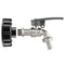 IBC 2" S60X6 - 1/2" BSP Cap with Lever Tap Hose Barb and Side Lock