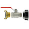 IBC 2” S60X6 Cap with BSPM-F Lever Valve and Geka Type Fitting