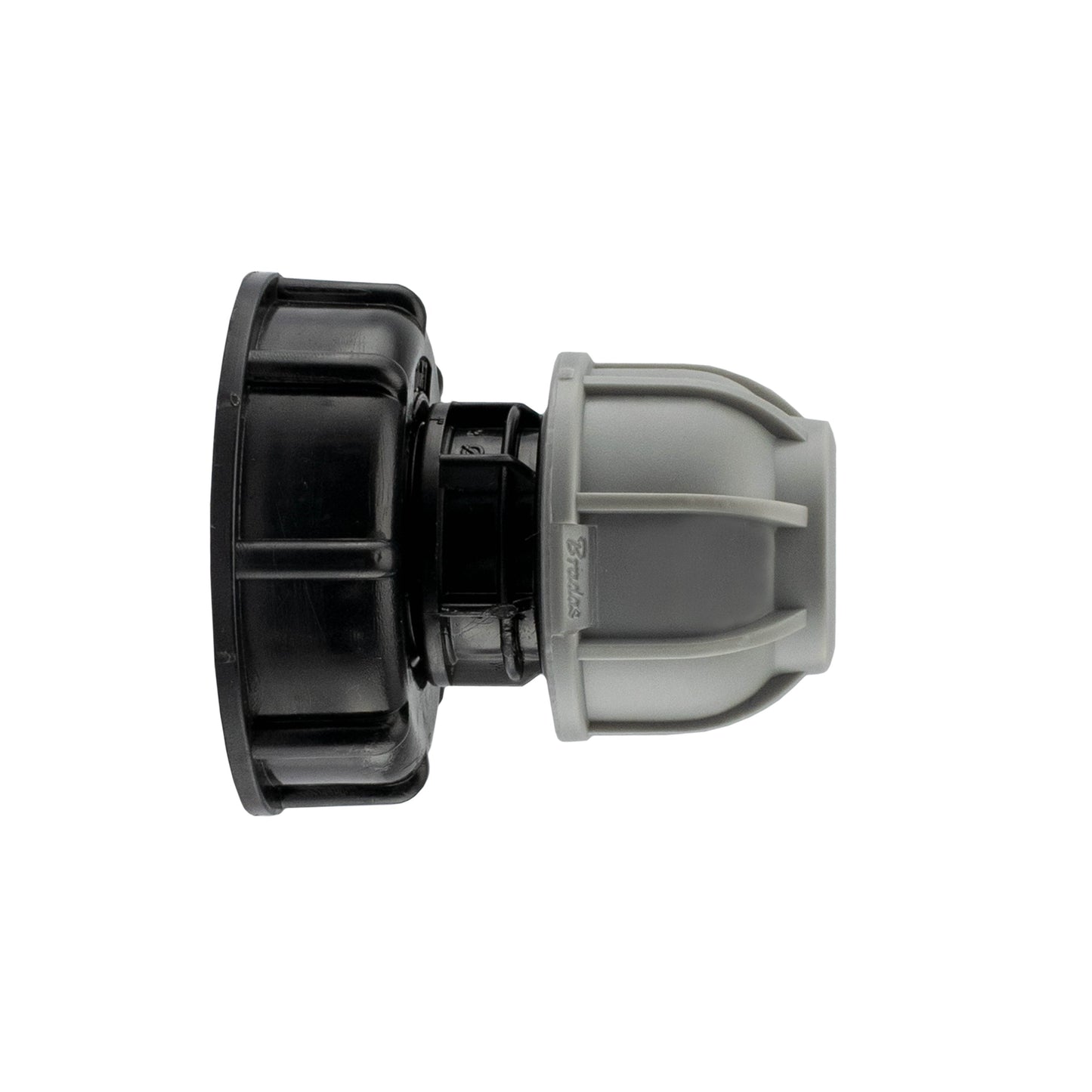 IBC 2” S60X6 Cap with 32mm MDPE Straight