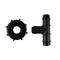 IBC 2” S60X6 Cap with 19mm Barbed Tee