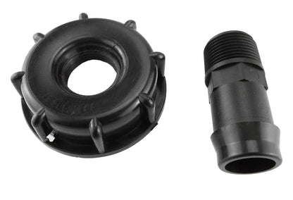 IBC 2” S60X6 Cap with Straight 25mm Barb