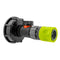 IBC 2” S60X6 Cap with In-Line BSPM Valve and ¾” BSPF Female Hose Connector Lime