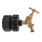 IBC 2” BSPF – S60X6 Cap with S60X6 – ½” BSPF Cap and Brass Bib Quick Connect Tap 1/2” BSP