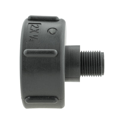 IBC 2” S60X6 Cap with MDPE Elbow Tee 25mm