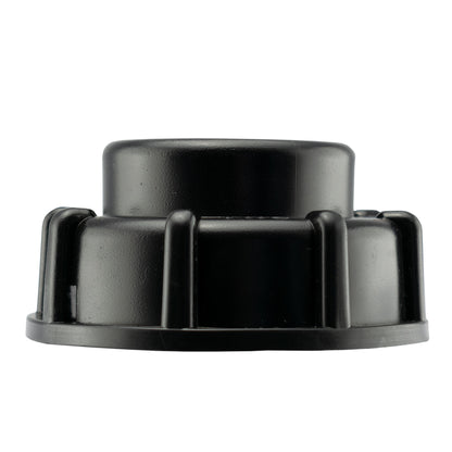 IBC 2” S60X6 Cap with Large Plastic Valve and MDPE Straight 32mm