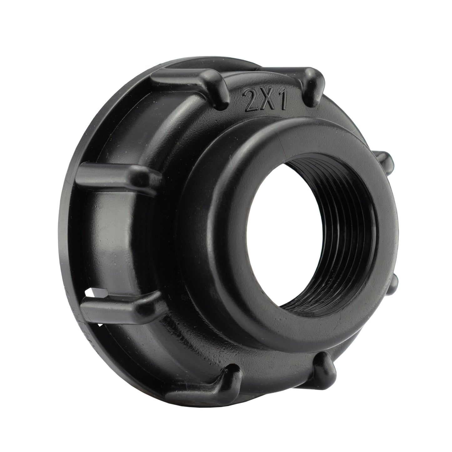IBC 2” S60X6 Cap with Geka Type Fittings 25mm Barb