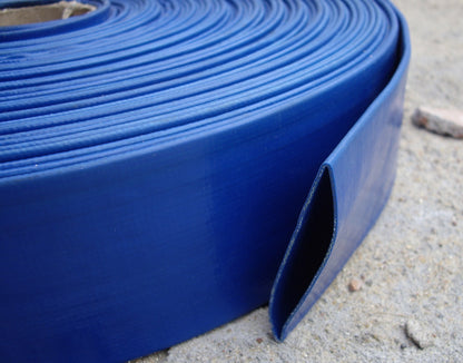 Lay Flat 3" / 76mm Water Discharge Aqua Hose Pipe Pump Irrigation PVC 2-6 BAR