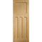 Oak 1930s Fire Door -  1981mm x 762mm