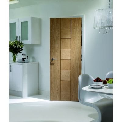 Messina Pre Finished Internal Oak Door - All Sizes