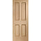 Victorian 4 Panel With Raised Mouldings Internal Oak Door