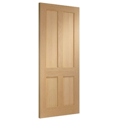 Victorian Shaker 4 Panel Internal Oak Door