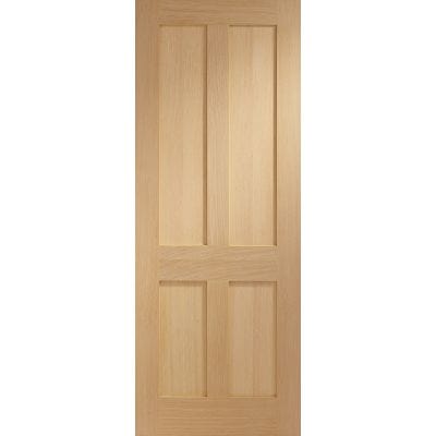 Victorian Shaker 4 Panel Internal Oak Door