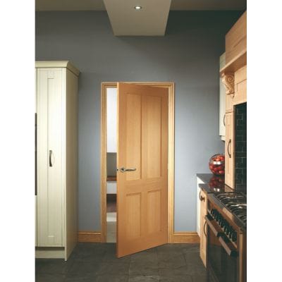 Victorian Shaker 4 Panel Internal Oak Door