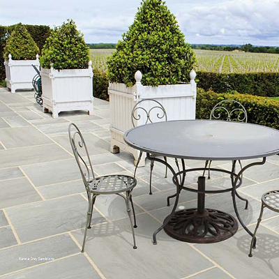 Indian Sandstone Patio Pack Kandla Grey (60 Slabs - 18.97m2 per Pack) - All Colours