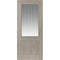 Colorado Grey Wood Effect Laminate Glazed Internal Door - All Sizes