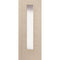 Tigris Ivory Laminate Glazed Internal Door - All Sizes