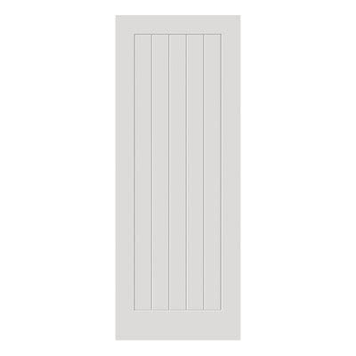 JB Kind Thames White Primed 5 Panel Internal Door - All Sizes