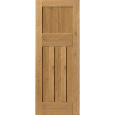 Rustic Oak 1930's Shaker Pre Finished Internal Door - All Sizes