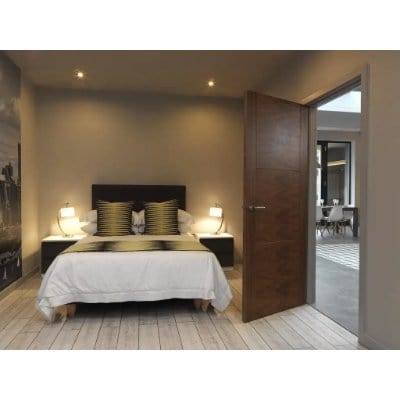 Mistral Walnut Pre Finished Internal Fire Door FD30 - All Sizes