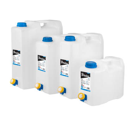 Jerry Can Set of 4 With Tap (5L, 10L, 15L, 20L)