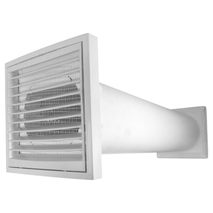 Through Wall Ventilation Kit Louvre Vent VC-KR0153 with Graphite External Vent