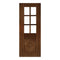 Kensington Walnut Prefinished Bevelled Glazed Internal Door - All Sizes