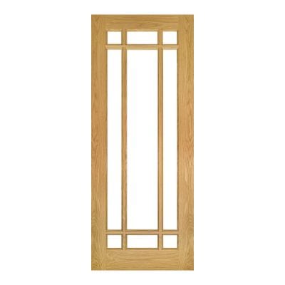 Kerry Oak Unfinished Bevelled Glaze Internal Door - All Sizes
